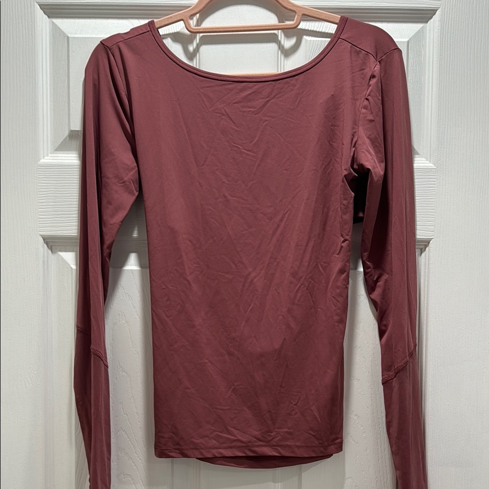 Women's Long Sleeve Top - Mauve